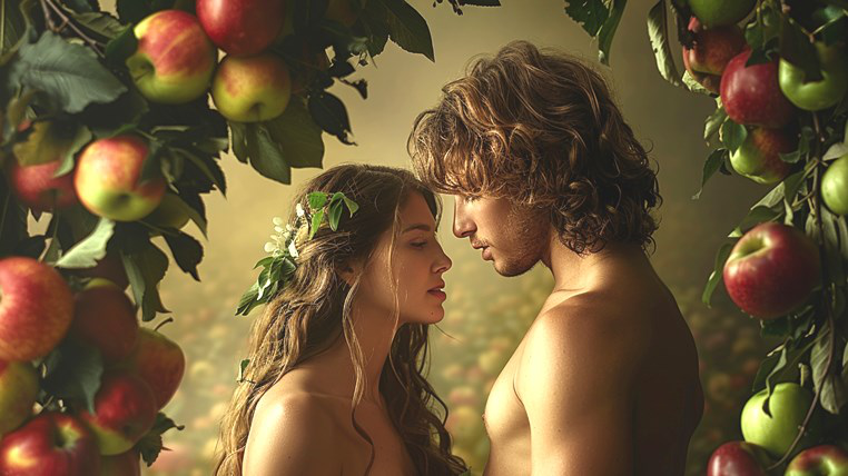 ADAM AND EVE IN THE GARDEN OF EDEN