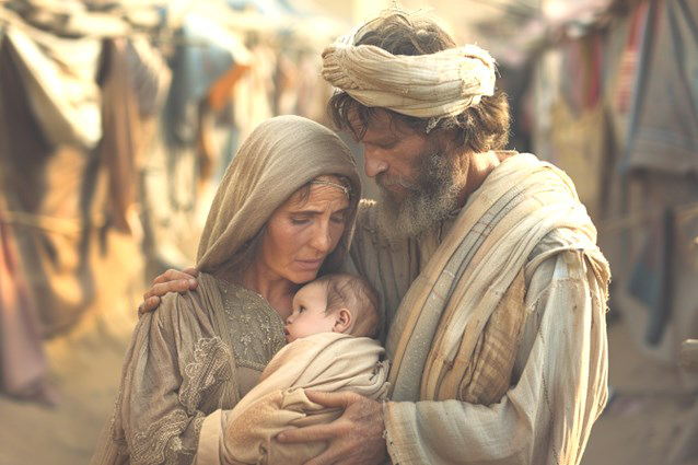 ABRAHAM, SARAH, AND THEIR SON ISAAC