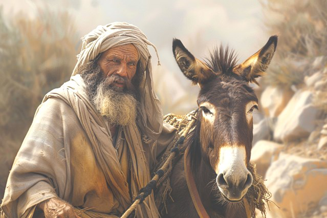 BALAAM AND HIS DONKEY